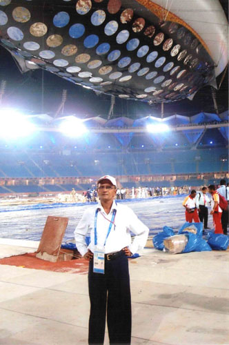 Sh. Amanat Khan PTI deputed as a Referee in 19th Common Wealth Games New Delhi